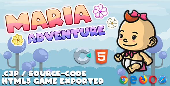 Maria Adventure HTML5 Game - With Construct 3 File (.c3p) icon