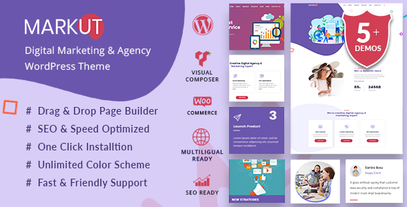 Markut - Digital Marketing & Agency WordPress Theme icon