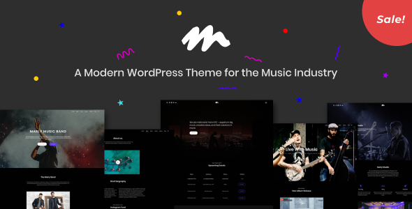 Marly - A Modern WordPress Theme for the Music Industry icon
