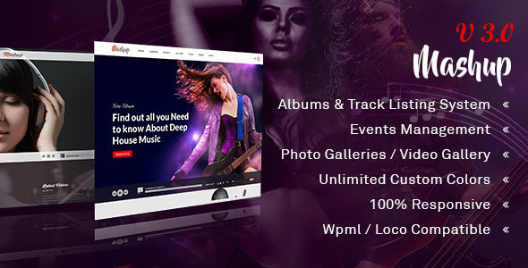 MashUp | Music WordPress Theme icon