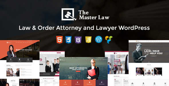 Master Law Agency And Lawyer WordPress Theme - Lawyer WP icon