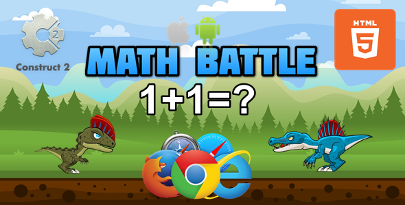Math Battle - Educational Game HTML5 (.Capx) icon