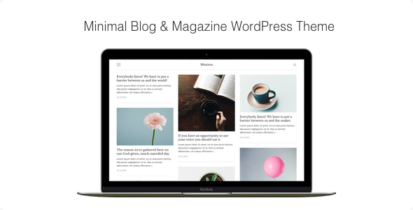 Maxima - Minimal Blog & Magazine WordPress Theme icon