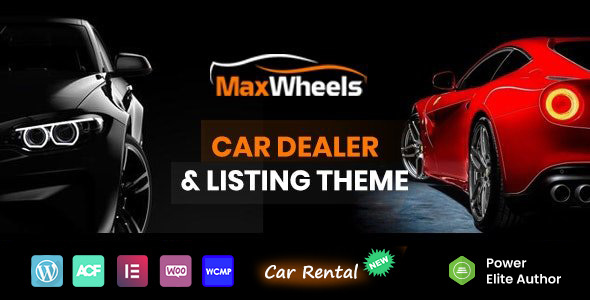Maxwheels - Car Dealer Automotive & Classified Multivendor WordPress Theme icon