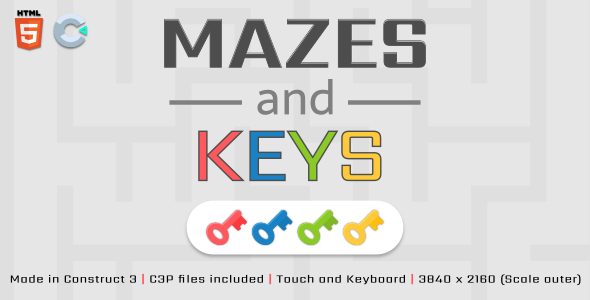 Mazes and Keys - HTML5 Casual Game icon