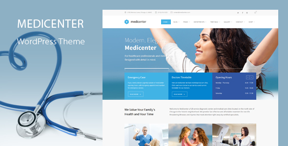 MediCenter - Health Medical WordPress Theme icon