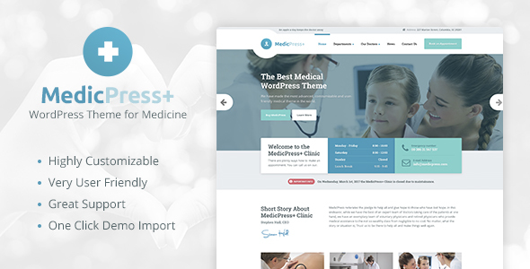 MedicPress - Medical WordPress Theme for Clinics and Private Doctors icon