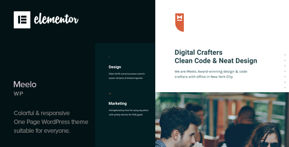 Meelo - Corporate One Page WordPress Theme icon