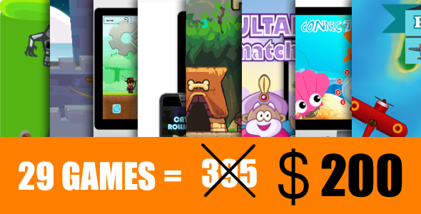 Mega Bundle 29 HTML5 Games (CAPX) icon