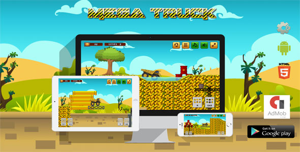 Mega Truck - HTML5 Javascript game(Construct2 | Construct 3 both version included) icon