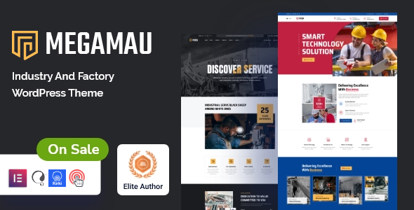 Megamau – Industry and Factory WordPress Theme + RTL icon