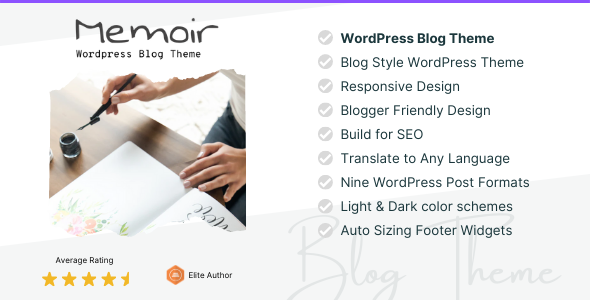 Memoir - Tumblog Style WordPress Theme icon