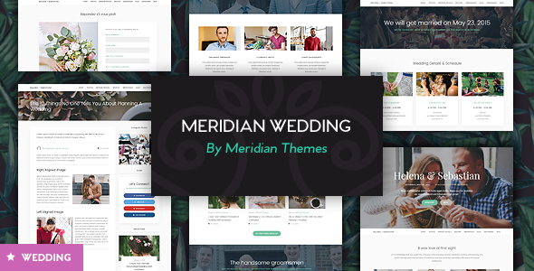 Meridian Wedding - Responsive WordPress Theme icon