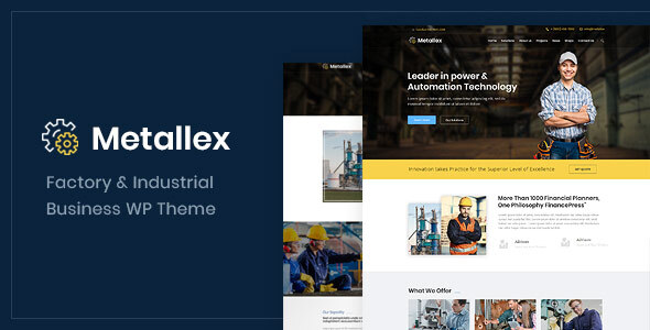 Metallex - Industrial And Engineering WordPress Theme icon