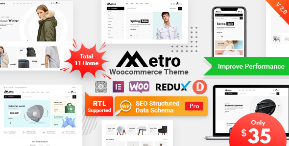 Metro – Minimal WooCommerce WordPress Theme icon