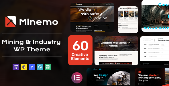 Minemo - Mining Industry Services WordPress Theme icon