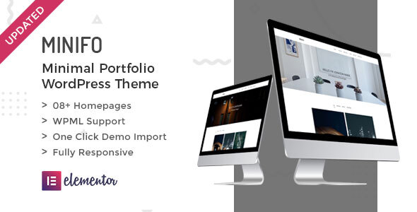 Minifo - Minimal Portfolio WordPress Theme icon