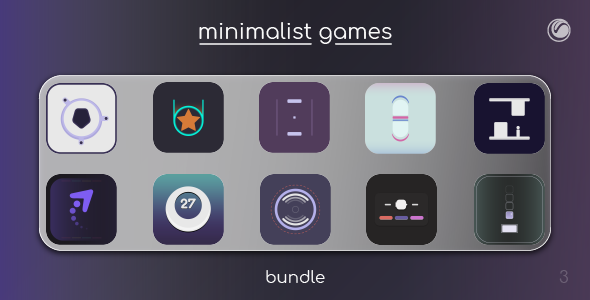 Minimalist Games Bundle 3 | HTML5 Construct Games icon