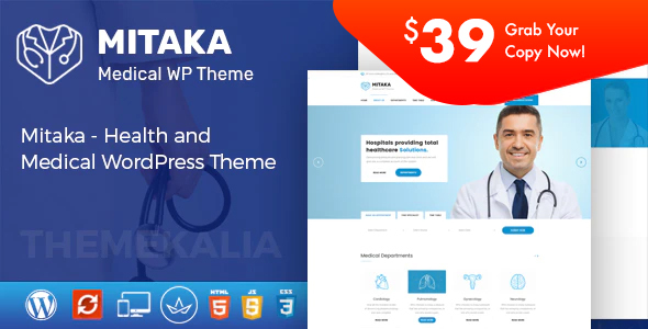 Mitaka - Medical WordPress Theme icon