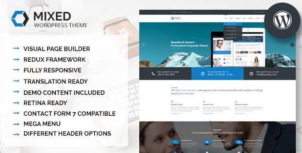 Mixed - Modern and Professional WordPress Theme icon