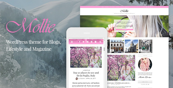 Mollie - Beautiful and Responsive WordPress Blog Theme icon