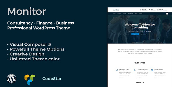 Monitor | Consulting & Business WordPress Theme icon