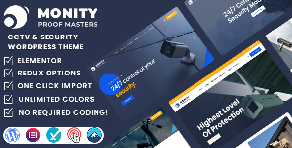 Monity - CCTV & Security WordPress Theme icon