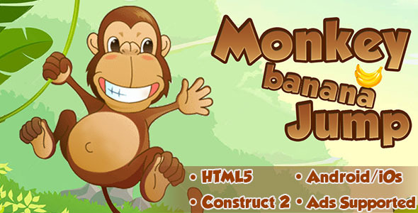 Monkey Banana Jump - HTML5 Android (CAPX) icon