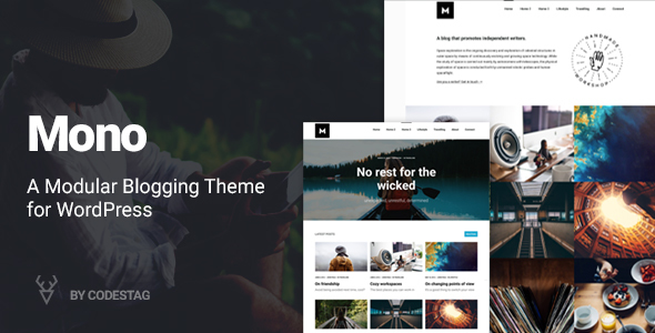 Mono - A Modular Blogging Theme for WordPress icon