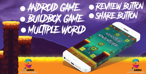 Monster adventure: android game - admob icon
