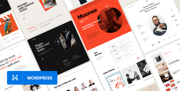 Moonex - Agency & Portfolio WordPress Theme icon