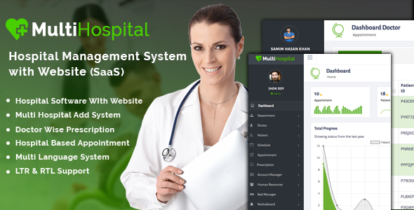 Multi Hospital - Best Hospital Management System (SaaS App) icon
