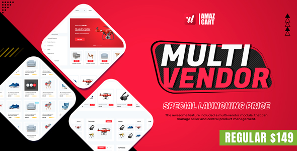 Multi-Vendor - AmazCart Laravel Ecommerce System CMS Module icon