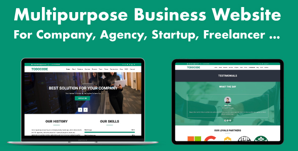 Multipurpose Business Website for Company, Agency, Startup icon