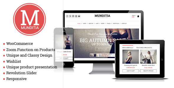Munditia - Responsive Ecommerce WordPress Theme icon