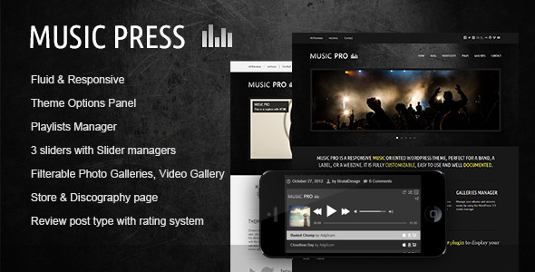 MusicPress - A Timeless Audio Theme icon
