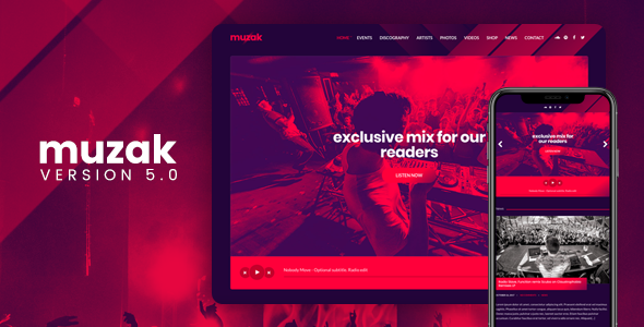 Muzak - Music WordPress theme icon
