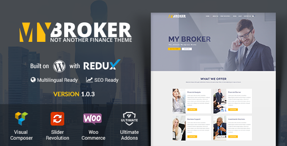 My Broker - Consulting Business and Finance WordPress Theme icon