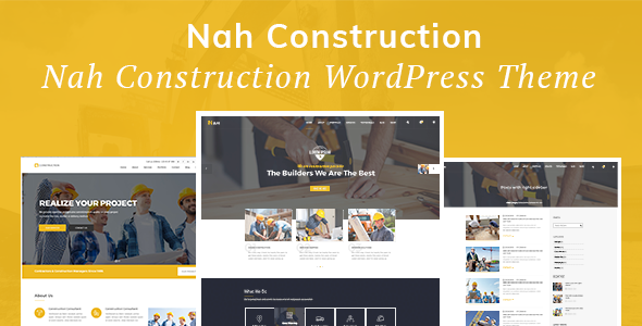 Nah Construction, Building Business WordPress Theme icon