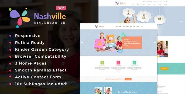Nashville - Day Care & Kindergarten School WordPress Theme icon