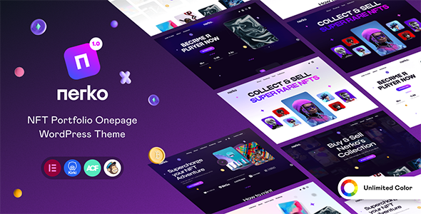 Nerko - NFT Portfolio WordPress Theme icon