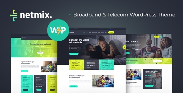 Netmix | Broadband & Telecom Internet Provider WordPress Theme icon
