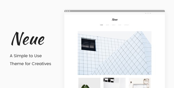 Neue - A Simple Portfolio Theme icon