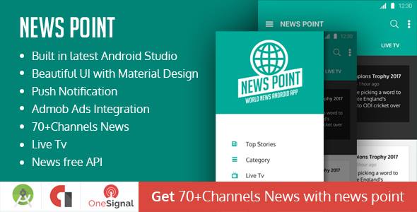 News Point - World News Android Application icon