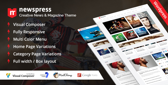 NewsPress - Responsive News / Magazine WordPress Theme icon