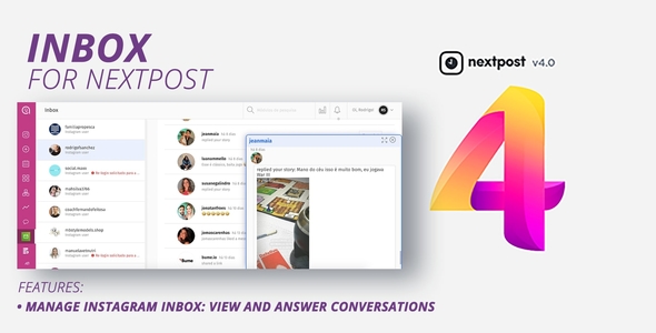 NextPost Plugin: Inbox - Instagram Direct Message icon