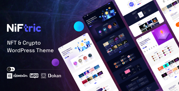 Niftric - NFT Marketplace WordPress Theme icon