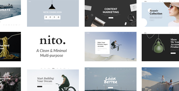 Nito - A Clean & Minimal Multi-purpose WordPress Theme icon