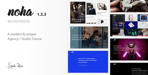 Noha - A modern Agency WordPress Theme for Creatives icon