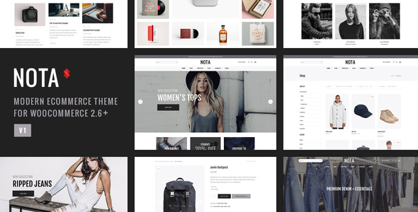 Nota - Creative Multi-Purpose eCommerce Theme icon